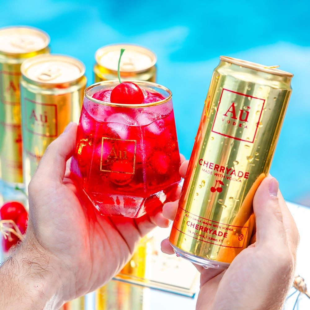 Au Vodka Cherryade Cans