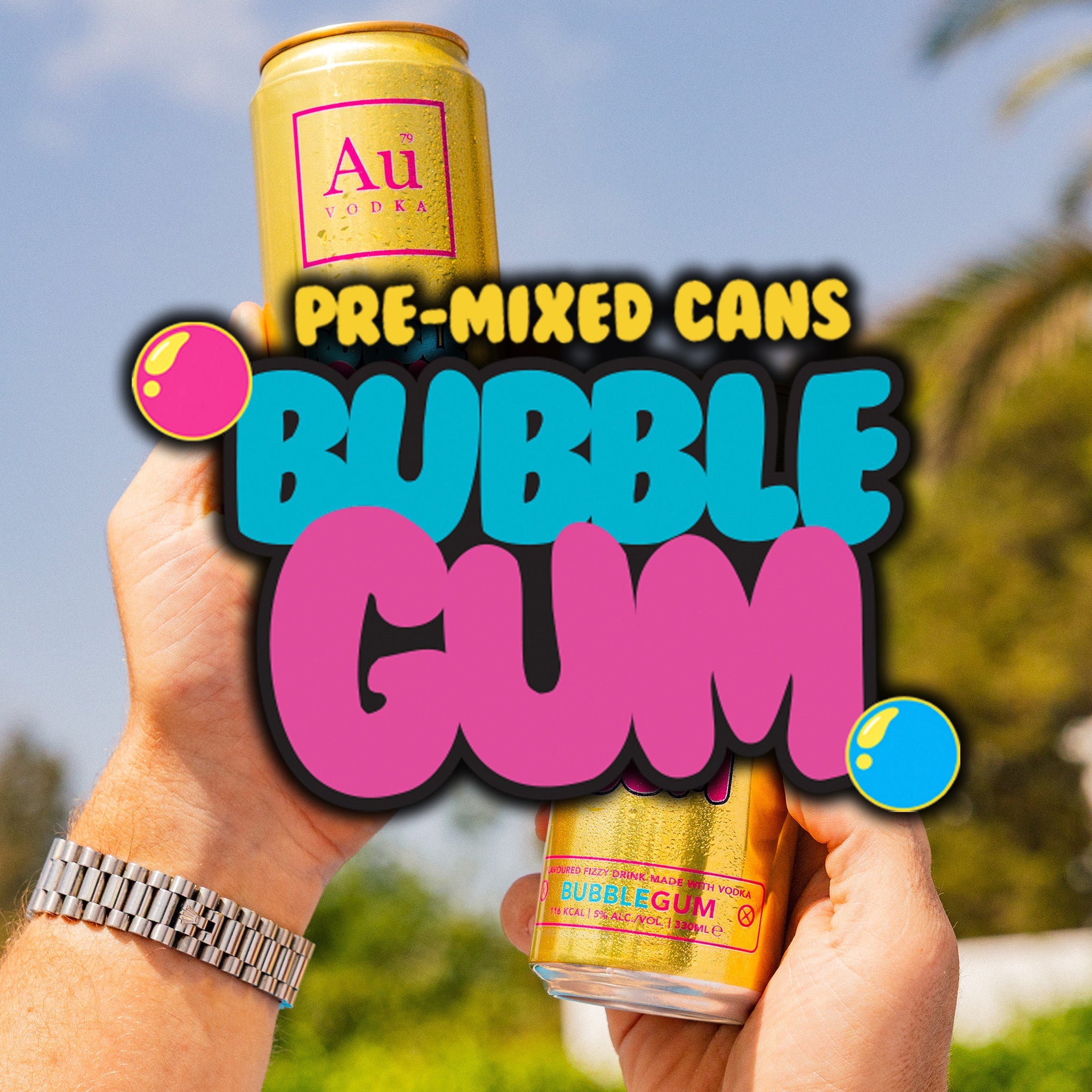 Au Vodka Bubblegum Pre-Mixed Cans