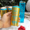 Au Vodka Blue Raspberry 0% Cans - 4 Pack