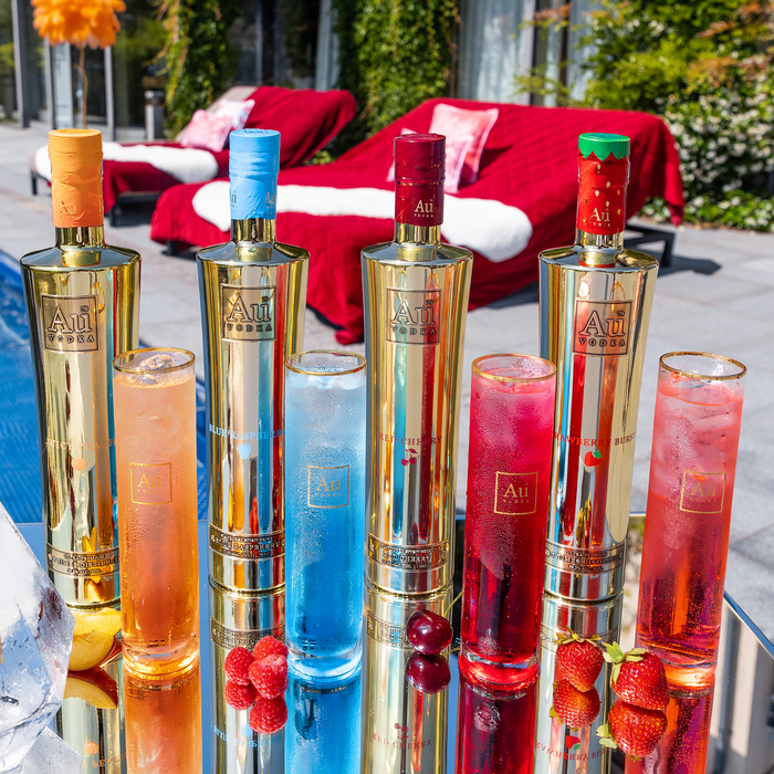 Au Vodka Red Cherry Bundle - 4 Bottles
