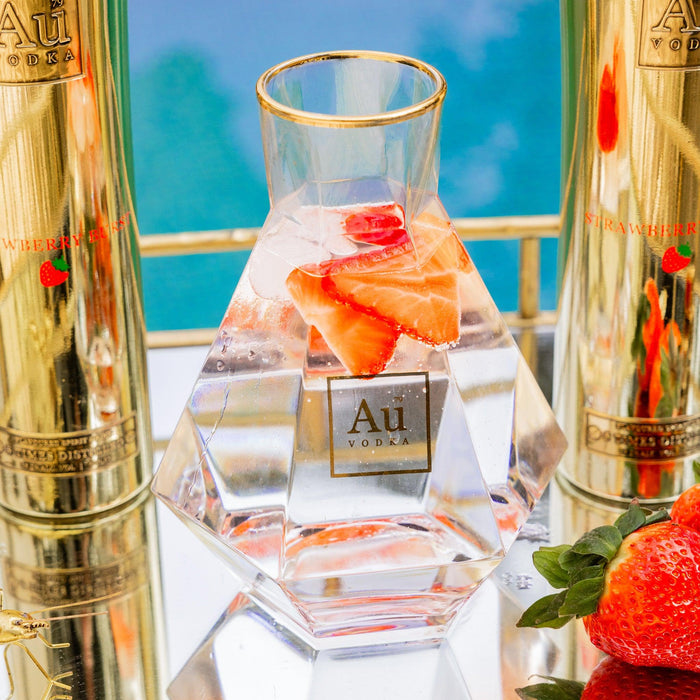 Au Diamond Cut Decanter - Au Vodka