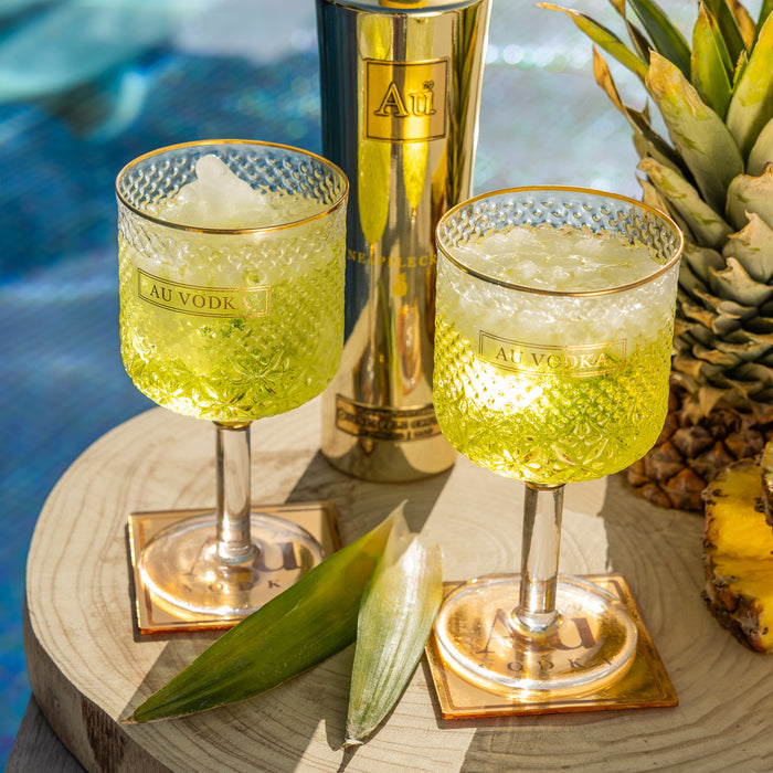 Au Crystal Cocktail Glass