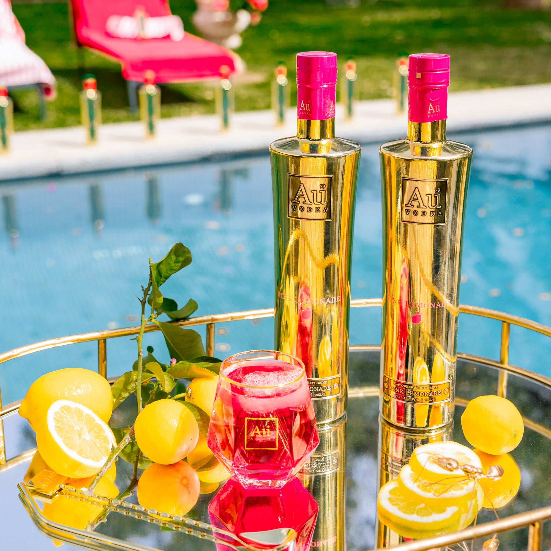 Pink Lemonade Vodka 70cl - Au Vodka