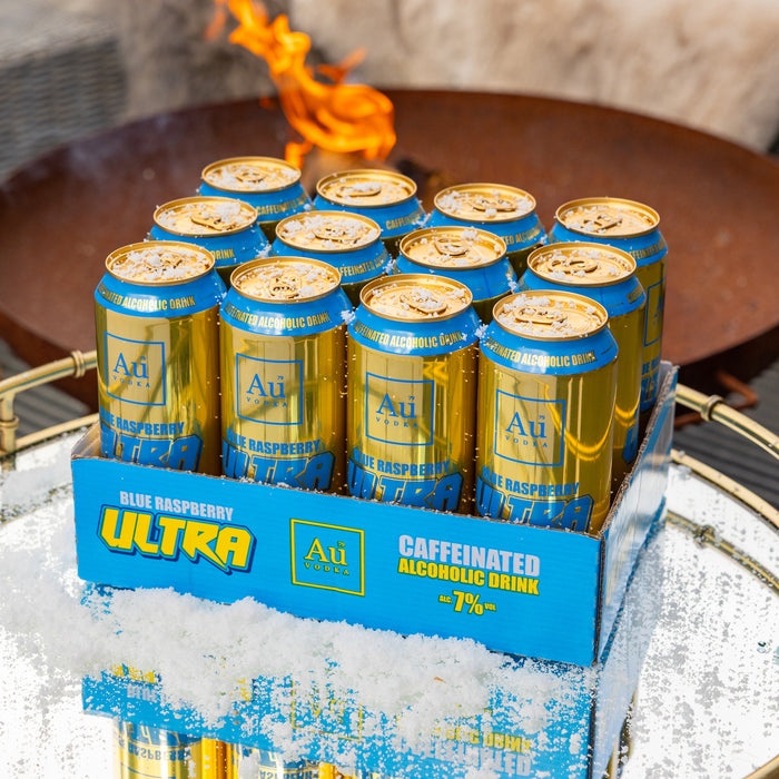 Blue Raspberry Cans Blue Raspberry Ultra Cans - Au Vodka