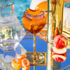 Au Vodka Juicy Peach 70cl & Peach Gold Stem Glass