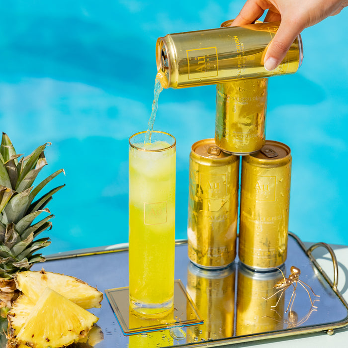 Au Vodka Pineapple Crush Pre-Mixed Cans - 12 Pack