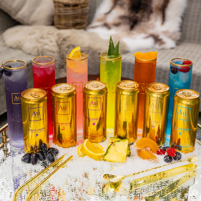 Au Vodka Full Pre Mixed Can Collection - 72 Pack