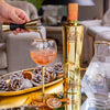 Au Vodka Juicy Peach 70cl & Peach Gold Stem Glass