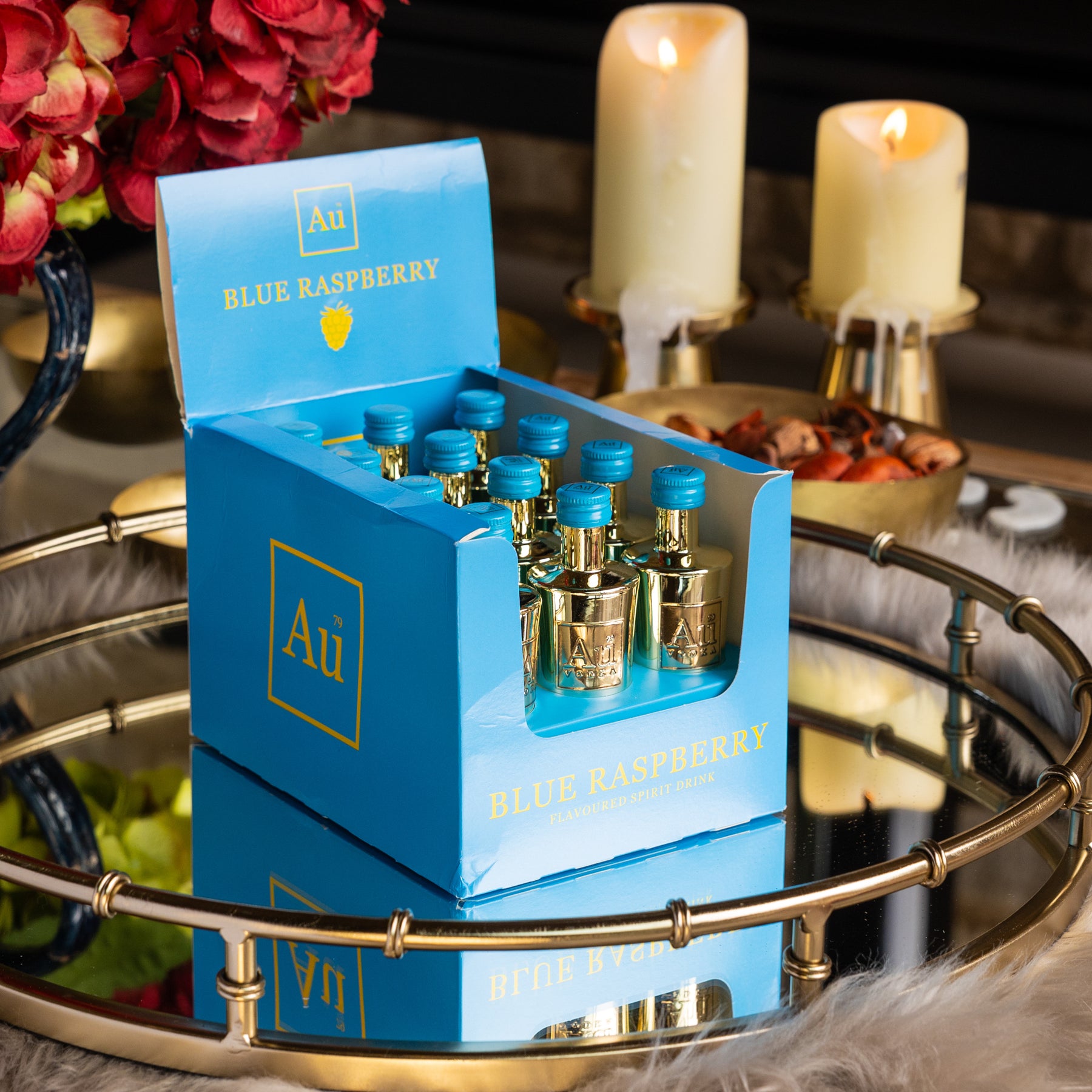 Blue Raspberry Small Alcohol Blue Raspberry Miniature 5cl - Au Vodka