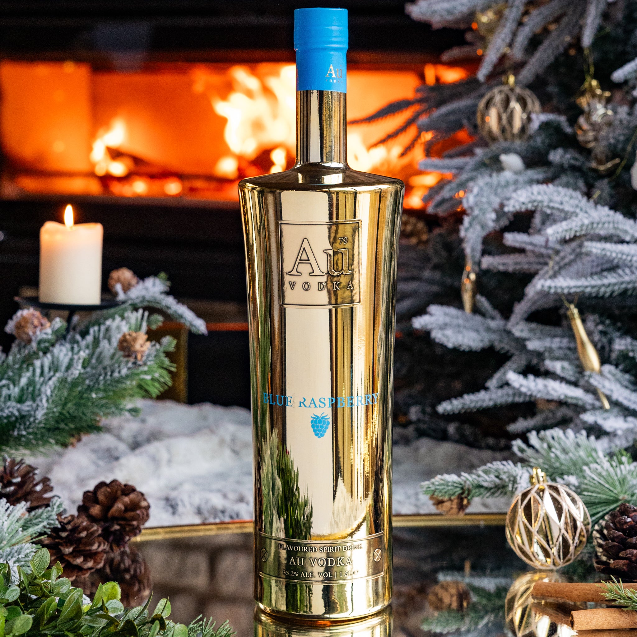 Blue Raspberry Infussion Vodka Blue Raspberry 1.5L Magnum Vodka - Au Vodka