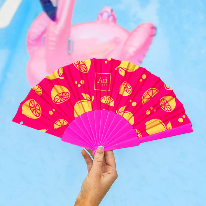 Limited Edition Pink Lemonade Hand Fan