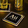 Au Vodka LED Light Up Coaster