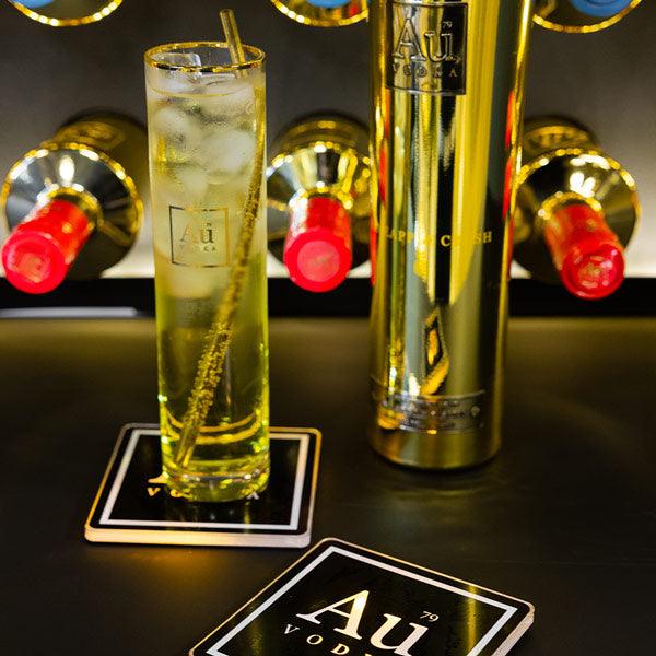Au Vodka LED Light Up Coaster