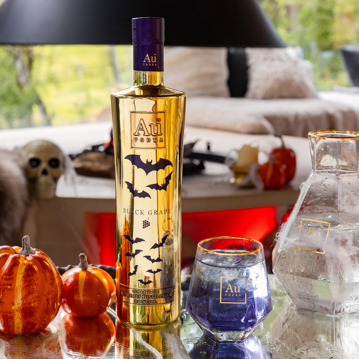 Au Vodka Limited Edition Halloween Black Grape 70cl