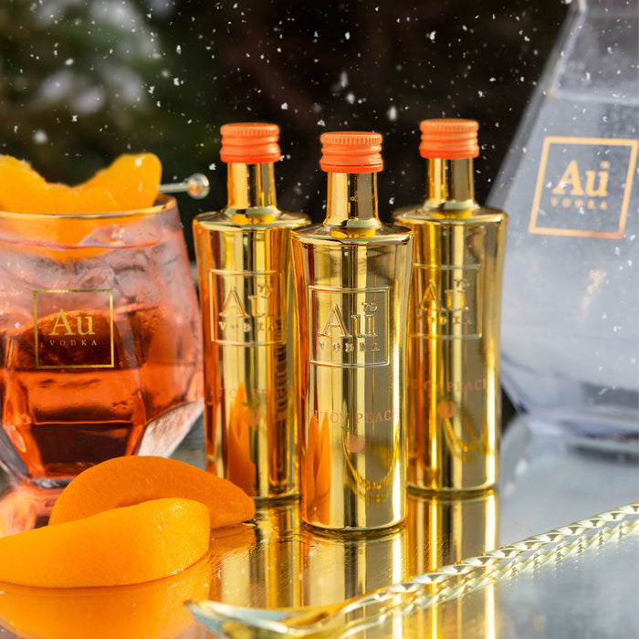 Au Vodka Juicy Peach Miniature 5cl