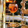 Au Vodka Juicy Peach 70cl & Peach Gold Stem Glass