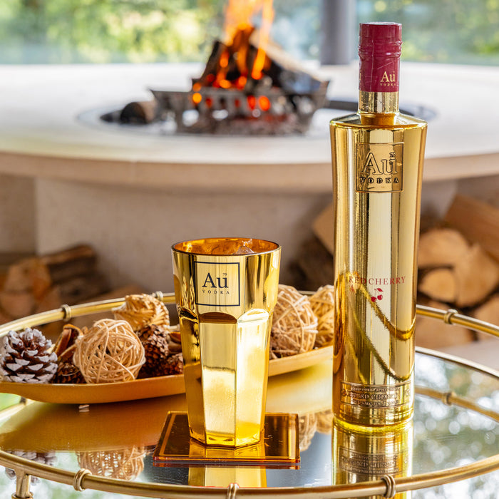 Au Vodka Red Cherry 70cl & Any Glass