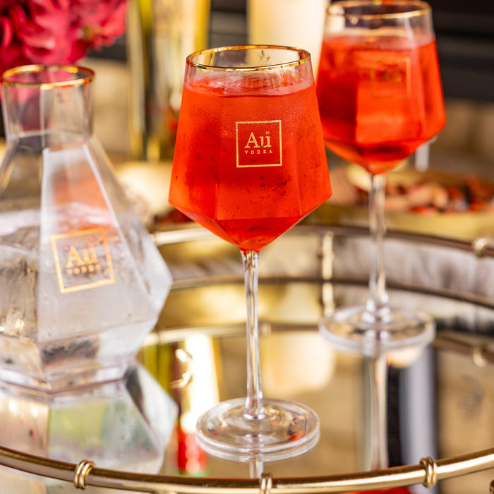 Au Vodka Red Cherry 70cl & Any Glass