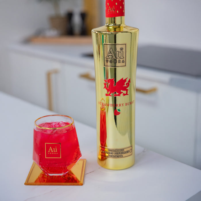 Au Vodka Strawberry Burst Wales Edition 70cl