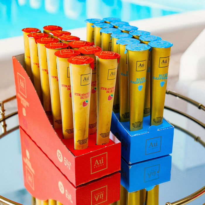 Au Vodka Mixed Ice Lollies - 24 Pack
