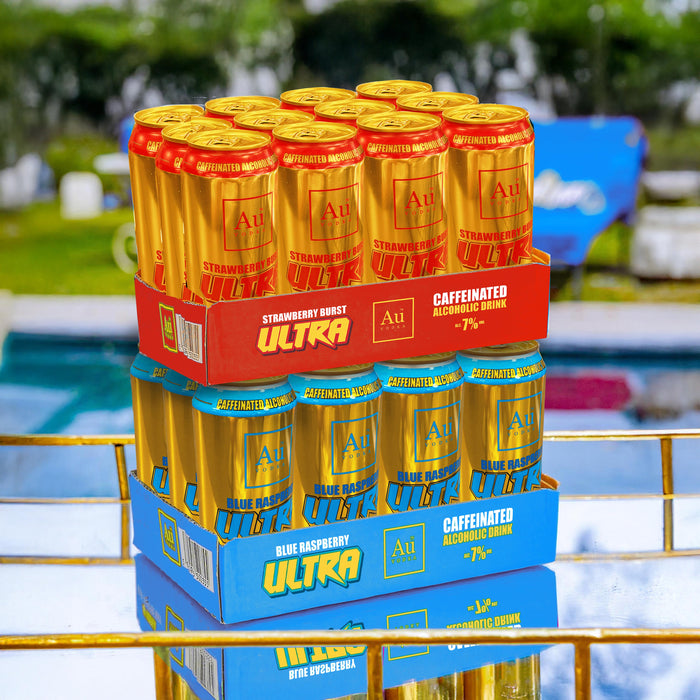 Au Vodka Ultra Cans - Mixed 24 Pack