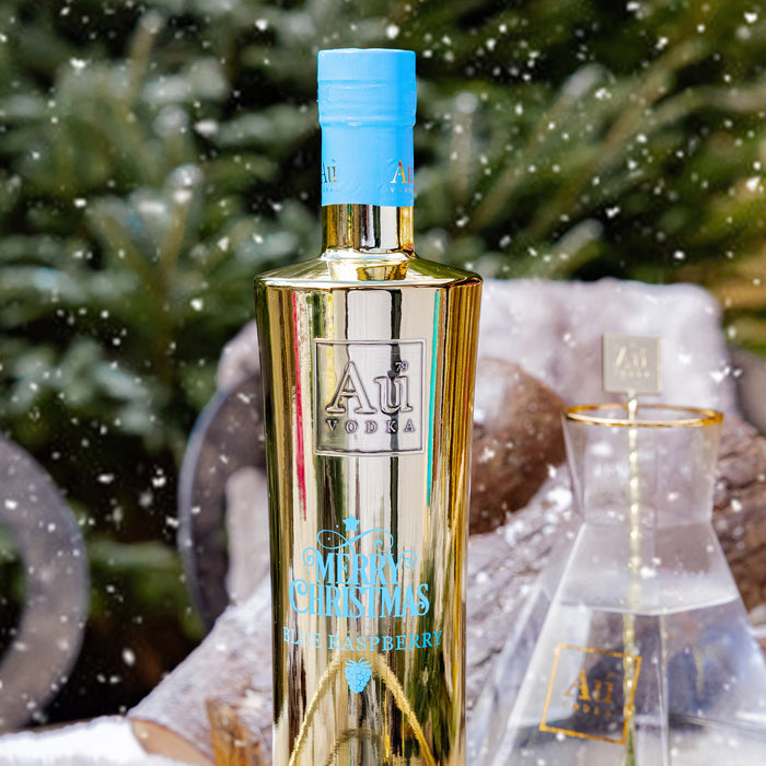 Au Vodka Merry Christmas Edition Bottle