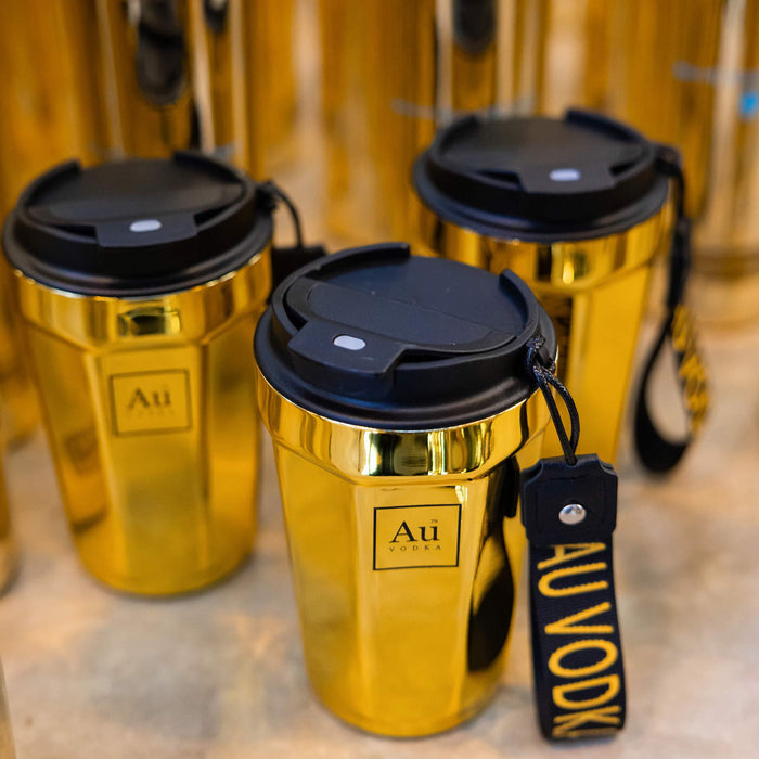 Au Gold Thermal Coffee Cup - Au Vodka