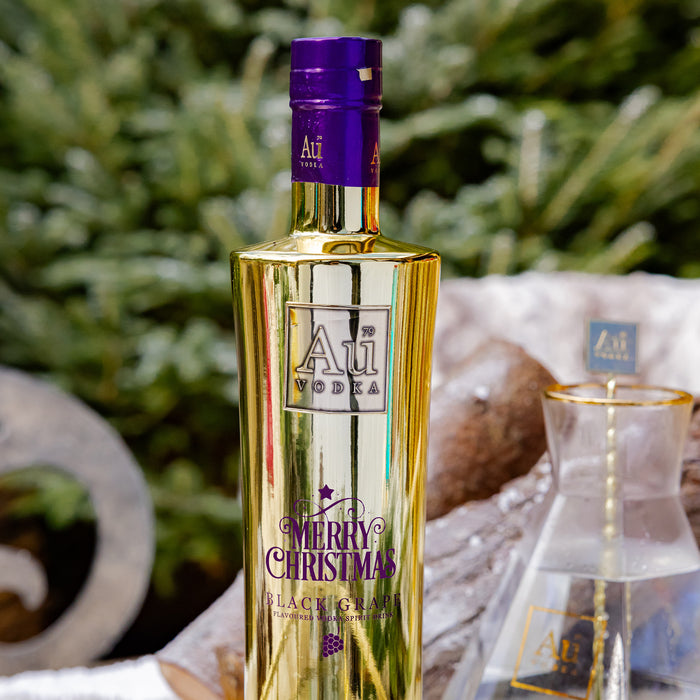 Au Vodka Merry Christmas Edition Bottle