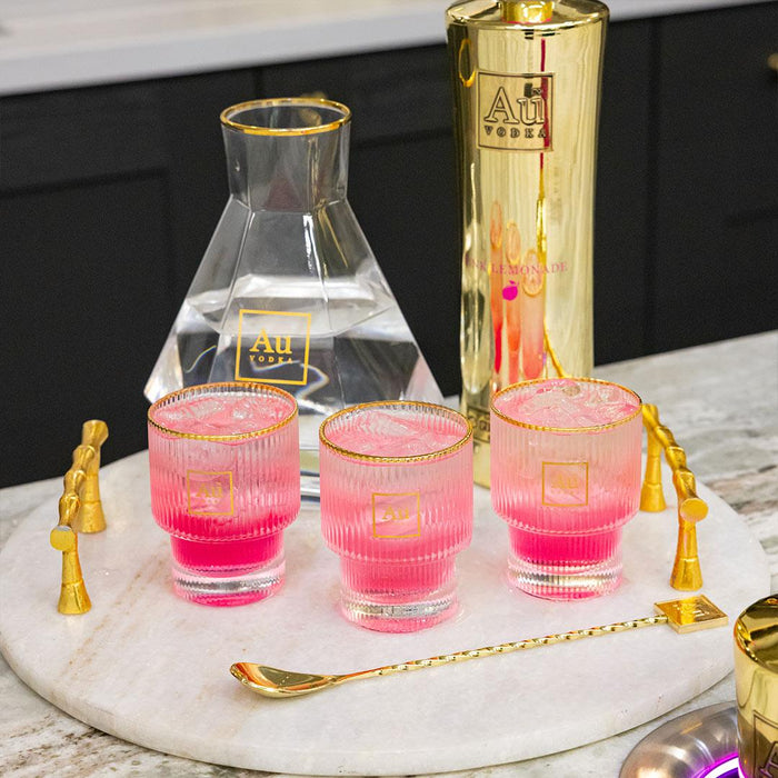 Au Vodka Lo Ball Glass - Au Vodka