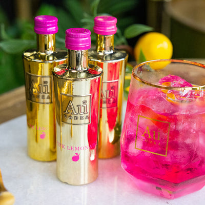 Au Vodka Pink Lemonade Miniature