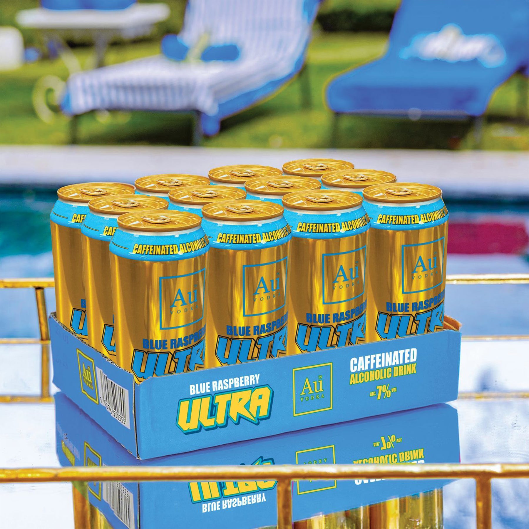 Blue Raspberry Cans Blue Raspberry Ultra Cans - Au Vodka