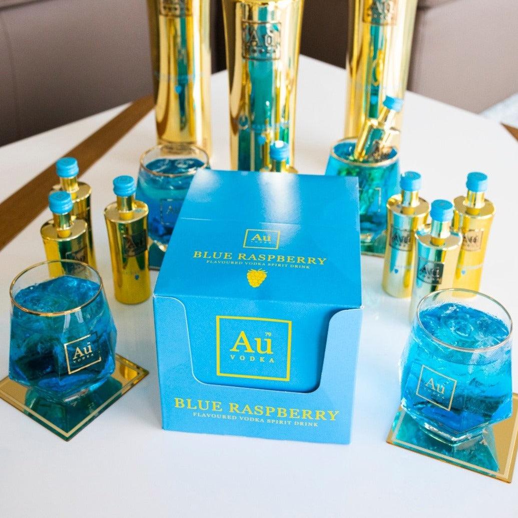 Au Vodka Blue Raspberry Miniature